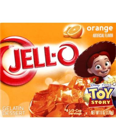 Jello -o Gelatin dessert - Orange