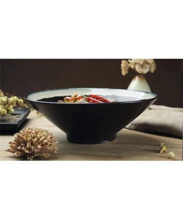 Accessories Kitchen Pantryware Multi Purpose/Salad Serveware Serving Bowls Mixing bowlLarge Soup Bowl Ramen Noodle Bowl Retro Fruit Salad Bowl Creative Ceramic Tableware Mixing Bowl Serving Bowl 9.1 inches - Buy Online on SooperMarket.com