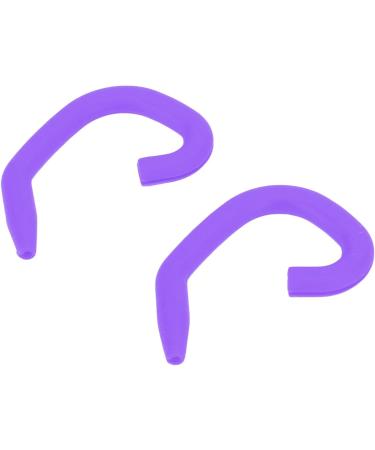 5 Pairs of Soft Silicone Ear Hooks for Masks | Comfortable Ear Protection & Cover Ropes | Purple Face Mask Accessories - Buy Online on SooperMarket.com