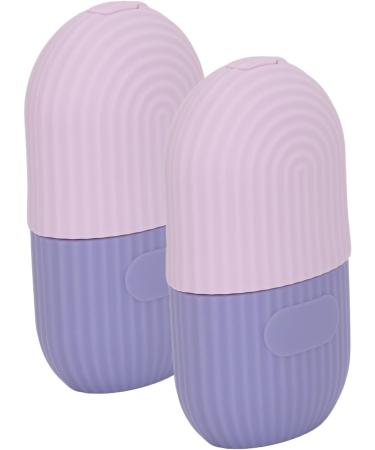 Buy Ice Facial Roller Set - 2 Elastic Ice Rollers for At-Home Use | Purple Color | Best Cooling Massage Tool for Glowing Skin - Buy Online on SooperMarket.com