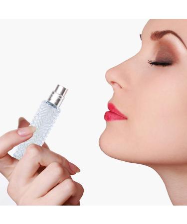 Yu Feng 12-Piece Taj Mahal Style Clear Glass Atomizer Spray Bottles - Refillable Perfume & Essential Oil Set with Funnel & Pipettes | International Shipping - Buy Online on SooperMarket.com