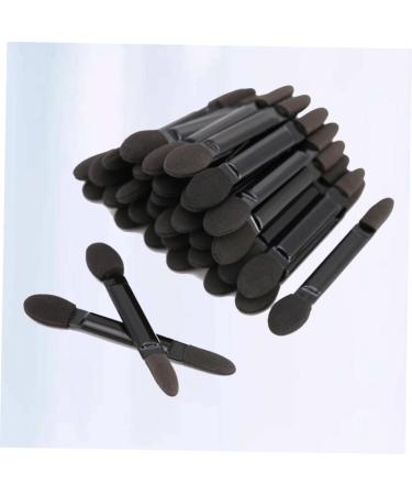 Baluue 150 Pcs Women Eyeshadow Brush Eye Shadow Applicator Double-end Eyeshadow Brushes Face Sponge Black - Buy Online on SooperMarket.com