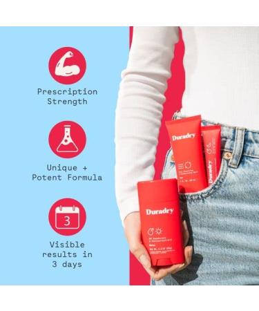 Duradry 3-Step Protection System for Excessive Sweating - Clear Sky - Buy Online on SooperMarket.com
