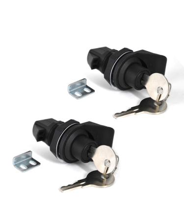 2Pcs Push Button Latch Locks for Boat Tool Box Electronic Box Glove Box Replacement