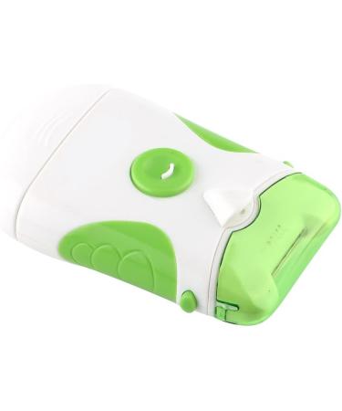 Wakects Electric Nail Clipper Innovative 2-in-1 Design Safe Touch Built-in Light Removable Head White and Green - Buy Online on SooperMarket.com