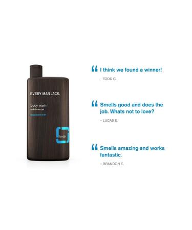 Every Man Jack Signature Mint Body Wash 16.9 oz - Refreshing Men's Shower Gel - Buy Online on SooperMarket.com
