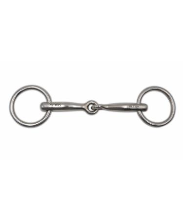 AMKA pony bit stainless steel thickness 10 mm rings 40 mm 8.5-9.5-10.5 cm