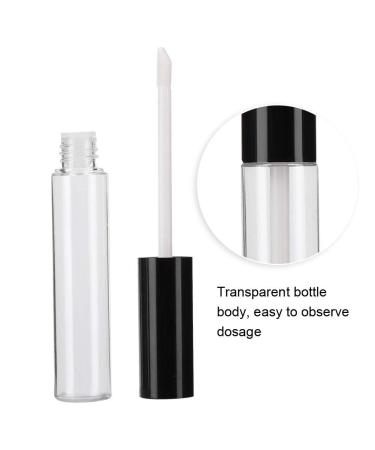 Filfeel 50 Pack 10ml Clear Lip Gloss Containers - Refillable Travel Vials for Lipstick Lip Balm & Sampling - Buy Online on SooperMarket.com
