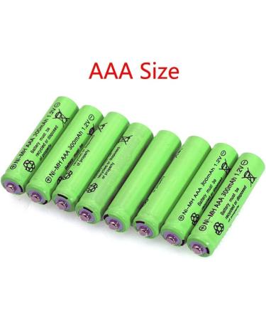 20 Packs 1.2V AAA 300mAh Ni-MH Rechargeable Batteries for Solar Lights Outdoor Garden Solar Light Lamp - Buy Online on SooperMarket.com