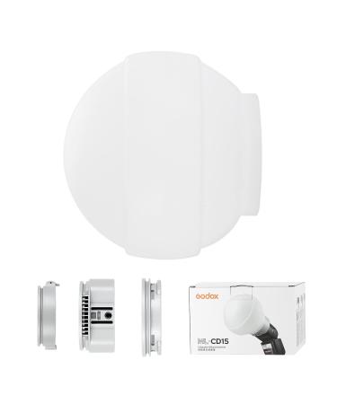 Godox ML-CD15 Diffusion Dome for Godox V1 AD100PRO AD200PRO V860III V860II V850II TT685II TT685 TT600 TT560II TT520II TT660S AD200 ML30 ML30Bi ML60 ML60Bi AD300PRO AD400PRO