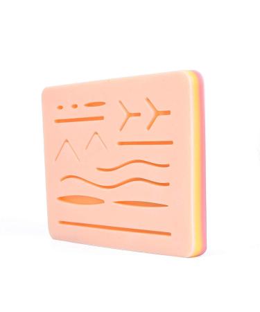 Suture Practice Pads 3 Layer with 14 Wounds - 5x7 Suture Practice Kit for Medical Training by Students and Veterinarians - Buy Online on SooperMarket.com