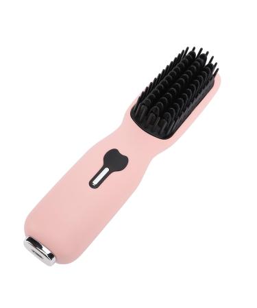TOPINCN Hair Straightener Brush 2 in 1 Fast Electric Hot Comb Heating Portable Straightening Brush 11 Temperature Settings Anti Scald Comb for Traveling