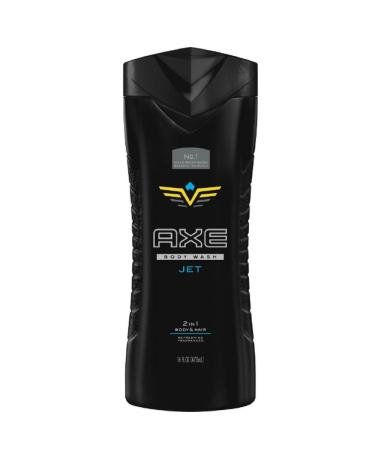 AXE 2 in 1 Body Wash and Shampoo for Men Jet 16 oz
