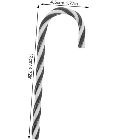 HOLIDYOYO 10pcs Candy Cane Set Canes for Tree Lollipops Large Candy Canes Edible Crutch Christmas Gold Plastic 12.00X4.50X0.70CM - Buy Online on SooperMarket.com