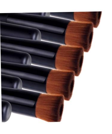 Buy 1PC Concave Makeup Brush - Liquid Cream Blending Tool for Full Coverage | Large Face Cosmetic Applicator (Black) - International Shipping - Buy Online on SooperMarket.com