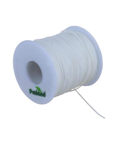 PMLAND 1 X Roll of 100 Yards Lift Shade Cord 0.9 mm - White White 0.9 Millimeters