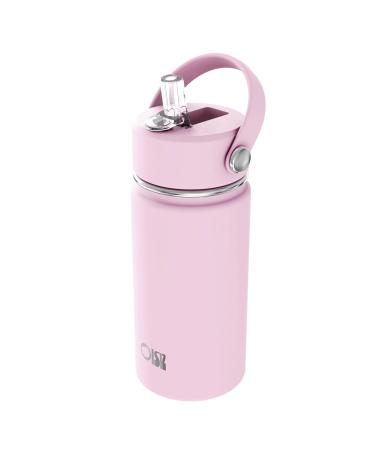 Oisiz Kids Water Bottle with Straw Lid 14oz  Vacuum Insulated 316 Stainless Steel Water Bottles for Kids for School  Leakproof Toddler Water Bottle  BPA Free and Keep Cold for 24 Hours  Cherry Blossom Cherry Blossom 14 O...