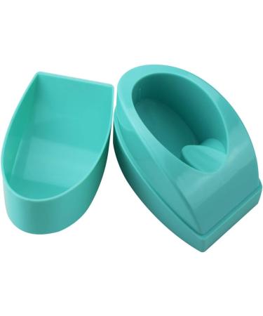 Dipping Powder Container French Manicure Molding with Finger Guide Easy White Pink Smile Line NAT168-Green - Buy Online on SooperMarket.com