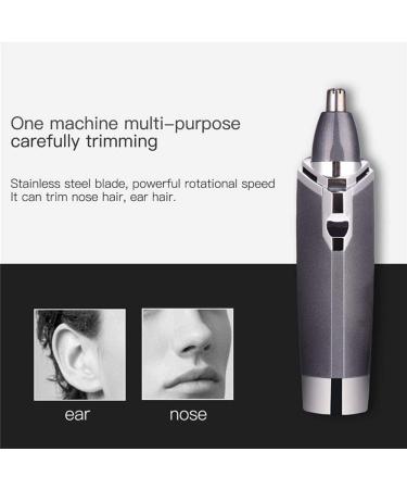Waterproof Ear and Nose Hair Trimmer Precision Facial Trimmer for Men & Women Easy Cleansing Battery-Operated Family Friendly - Buy Online on SooperMarket.com