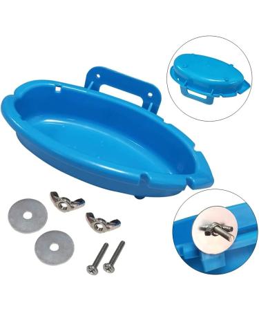 Hanging Bird Bath Tub for Parrot Cage - Shower Box, Feeder & Water Tray Accessories - Buy Online on SooperMarket.com