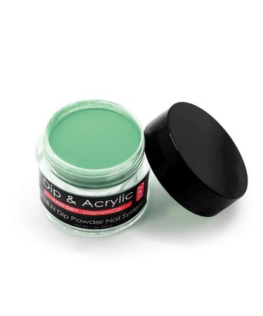 Salon-Quality Green Dipping Powder with Added Vitamin Calcium for Odor-Free, Long-Lasting DIY French Manicure at Home - No Nail Lamp Needed (75) - Buy Online on SooperMarket.com