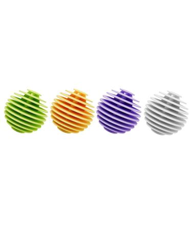 LAKYMIE Tumble Dryer Balls Laundry Balls Reusable Washing Balls Silicone Dryer Balls for Speeding Drying and Reducing Creases for Clothes Pack of 4