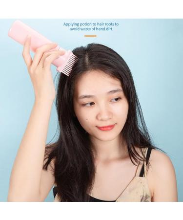 180ML Refillable Bottle For Hair Dye Shampoo Plastic Applicator Comb Dispensing Salon Oil Hair Coloring Hairdress Styling Tool - Buy Online on SooperMarket.com