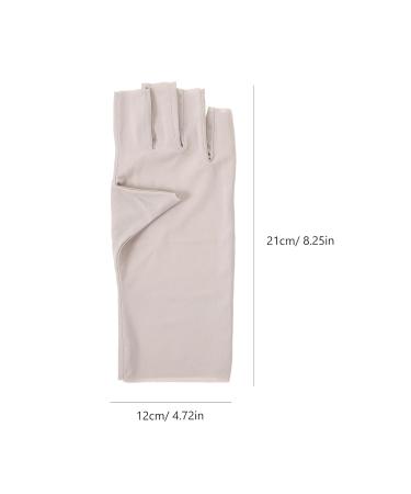 POPETPOP 2 Pairs Gel Nail Lamp UV Gloves Anti UV Manicure Gloves Nail UV Protection Gloves for Salon - Buy Online on SooperMarket.com