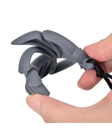 Soft Silicone Chewing Necklace for Kids and Adults - Grey Sensory Chew for Oral Motor Skills - Buy Online on SooperMarket.com