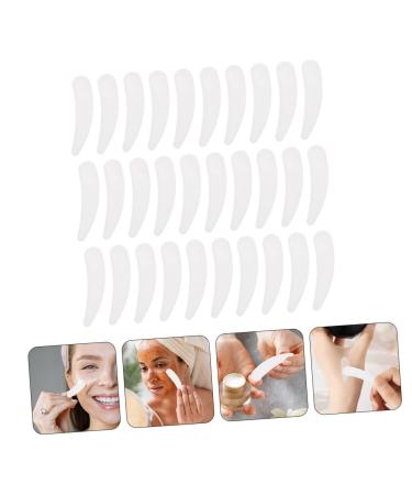 Angoily 100pcs Mask Scoop - Mini White Spatulas for Face Cream & Skin Care | Perfect Mixing Spoons for Makeup & Eye Cream - Buy Online on SooperMarket.com