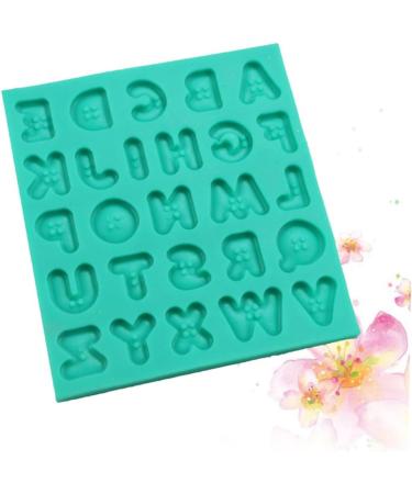 STOBOK 2pcs Silicone Molds Butter Cookies Cake Mold Candy Molds Soap Loaf Mold Cakesicles Mold Letter Molds Cupcake Chocolate Mold Baking Tool Fondant Mold Epoxy Decorative Mold Greenx2pcs 12x13cmx2pcs - Buy Online on SooperMarket.com