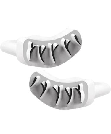 Eyelash Stamp for Beginner 1 Pair DIY Natural Long Lasting Lower Lash Stamp for Makeup Eyelash Stamps Tool for Woman Girls White Bottom Lash Stamp Style 1
