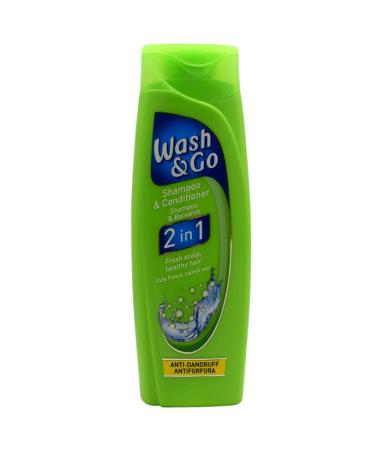 Wash & Go Anti Dandruff 2in1 Shampoo & Conditioner - 6 x 200ml 200 g (Pack of 6)