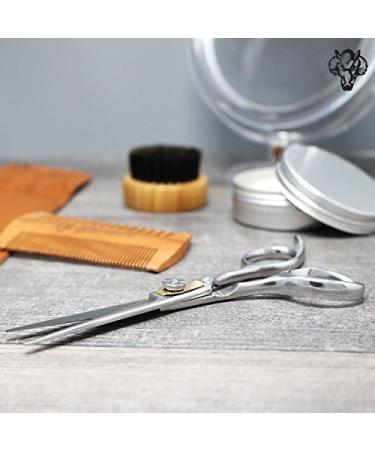 Eberbart Bartscher: Professional Rust-Free Stainless Steel Hair Cutting & Trimming Set with Synthetic Leather Etui & Free Book - Precision Beard & Facial Hair Care 18 cm - Buy Online on SooperMarket.com