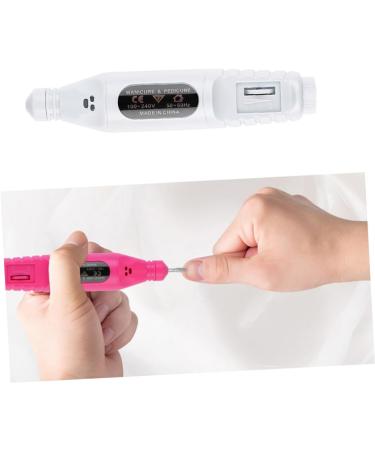 FOMIYES Nail File Drill Professional Acrylic Gel Tool Electric Nail File Acrylic Nails Tools Manicure Polishing Tools Nail Tools Nails Gel Manicure Tool Pen Style Nail White 13.8*2.8cm White - Buy Online on SooperMarket.com