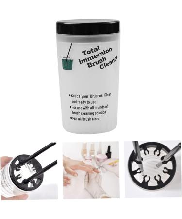Nail Art Brush Cleaner Cup Immersion Brush Cleaning Bottle with Multiple Size Slots Brush Cleaning Cup - Buy Online on SooperMarket.com