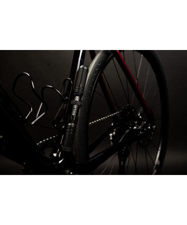 SILCA Tattico Mini Pump - Integrated Hose & Chuck - Presta/Schrader - Water Bottle Cage Mount - Compact & Portable Bike Pump - Buy Online on SooperMarket.com