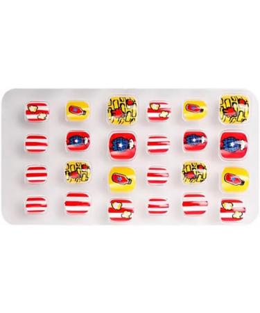 Dajidafu 1 Set Christmas Nail Wraps Press on Nails for Kids Cartoons Style Toe Decor Children Art Decals Beauty Tool Manicure PNT-16-18 - Buy Online on SooperMarket.com