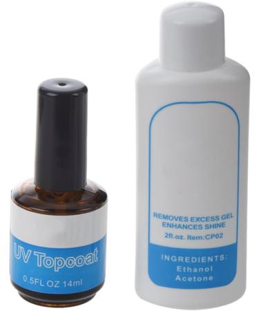 Prakti UV top coat layer glowing gel bright varnish artistic manicure - Buy Online on SooperMarket.com