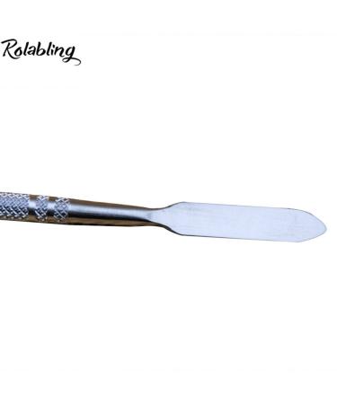 Rolabling 7.2 Pro Stainless Steel Makeup Spatula Double Sided Cosmetic Stirring Rod Nail Art Manicure Tool - Size 2 - Buy Online on SooperMarket.com