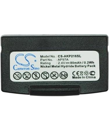 Replacement Battery for Clarity C110 C120 - 80mAh/2.4V | International Shipping Available - Buy Online on SooperMarket.com