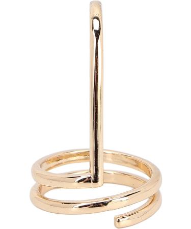 TYCIONG Decorative Nail Ring Fashion Fingertip Jewelry Nail Art Ring Ladies Wearing Nail Accessories (3050 gold) - Buy Online on SooperMarket.com