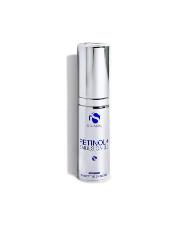 iS Clinical Retinol+ Emulsion 0.3 reduce fine lines and wrinkles smooths appearance helps brighten complexion