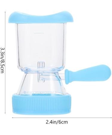 Healifty Glass Cleaner Accessories Set - 6pcs Sky-blue Silicone Cups for Effective Cleaning of Glasses, Makeup Tools, and Bath Containers - Buy Online on SooperMarket.com