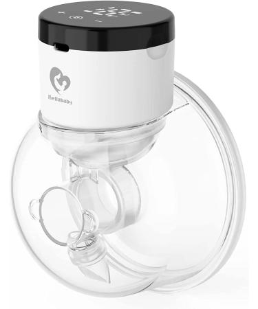 Bellababy milk pump electrical portable free hands noise and painless 4 modes & 9 suction levels with touchscreen-LCD display 21mm