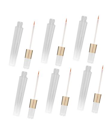HAPINARY 6pcs Bottle DIY Mascara Bottle Eyeliner Tube Clear Eyeliner Bottle