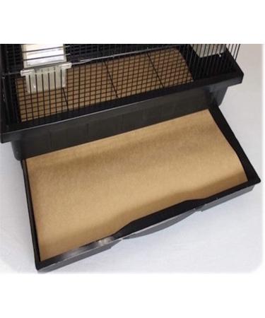 BirdCageLiners - Medium Cages - Custom Size - 150 Count - 40 Pound Kraft Paper - Up to 300 Ft of Paper - Buy Online on SooperMarket.com
