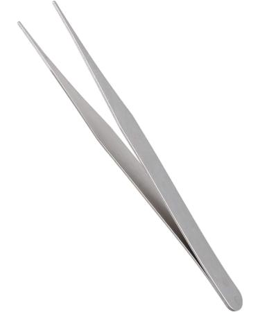 Buy (R) Stainless Steel Pointed Straight Tweezers 4.5 - Durable Silver Tweezers for Precision - International Shipping Available - Buy Online on SooperMarket.com