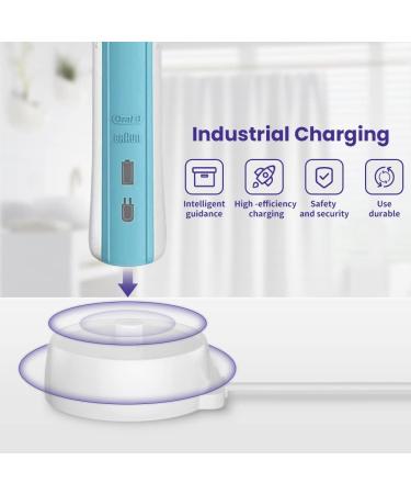 Electric Toothbrush Charger for Braun Oral-B Replacement Type 3757 Charging Cord IP67 Waterproof Inductive for Pro500 Pro1000 2000 2500 3000 8000 Pro/Smart/Genius/Vitality/iO Series 6-1 for bruan-1 - Buy Online on SooperMarket.com