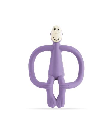 Matchstick Monkey Original Teether & Gel Applicator Silicone Easy to Grip BPA Free 3 Months Old+ 10.5 cm Purple Monkey Purple 3 Months Old+ 1 Original Monkey Teether